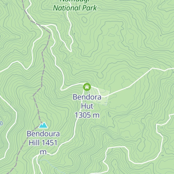 Map of Bendora Hut