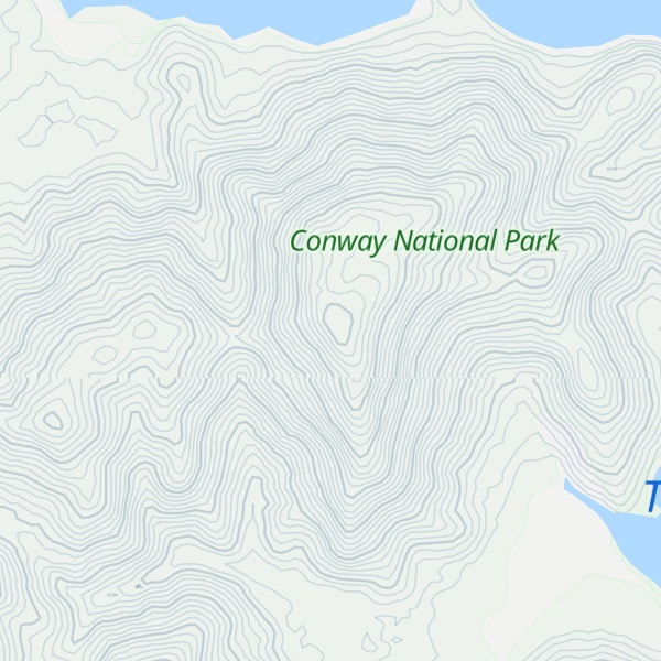 Map of Mount Sunter