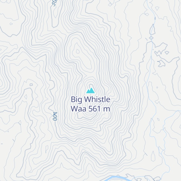 Map of Big Whistle Waa