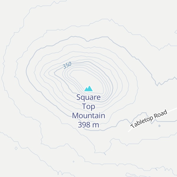 Map of Square Top Mountain