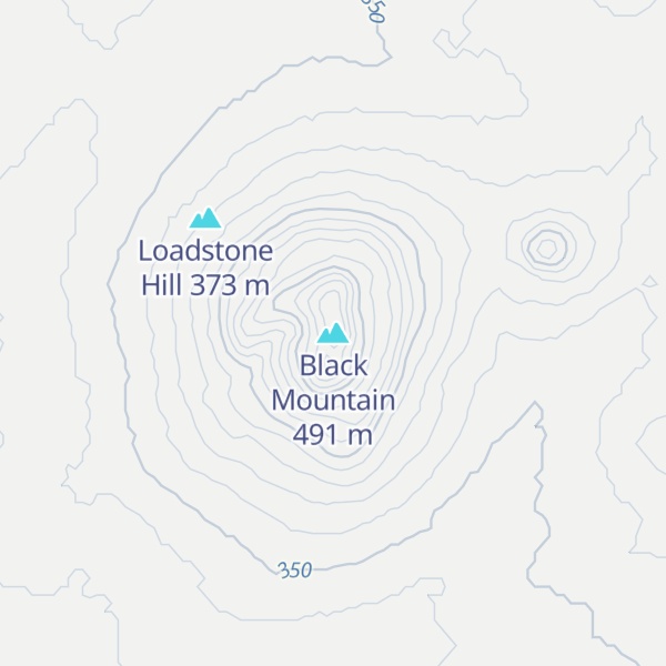 Map of Black Mountain