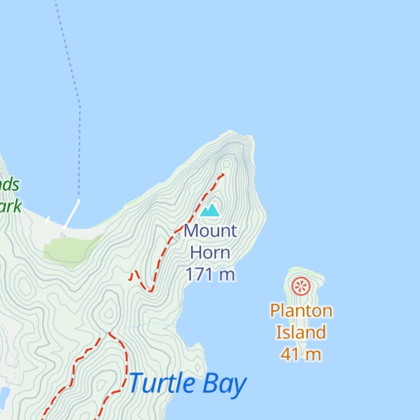 Map of Mount Horn
