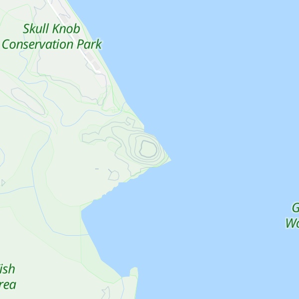 Map of Skull Knob