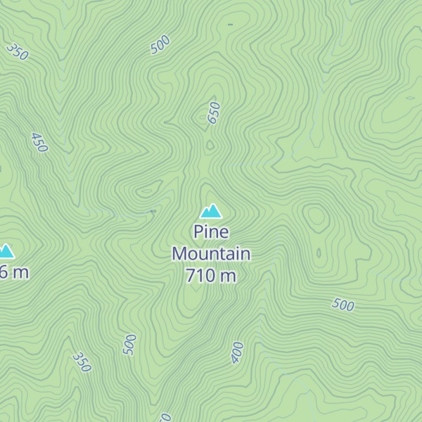 Map of Pine Mountain