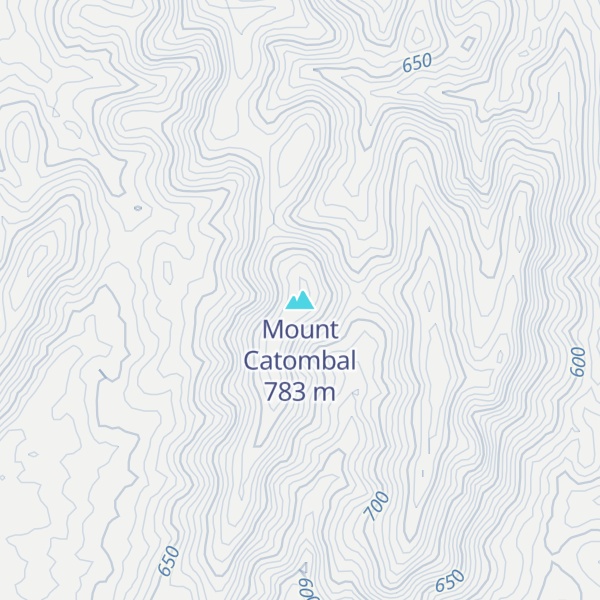 Map of Mount Catombal