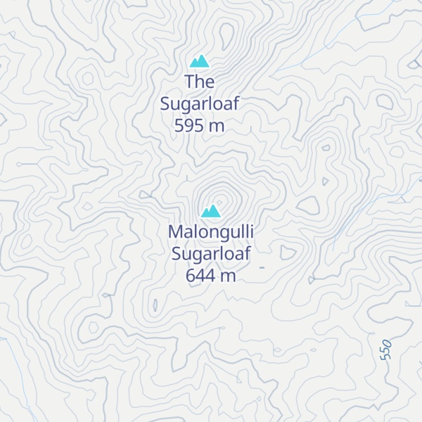 Map of Malongulli Sugarloaf