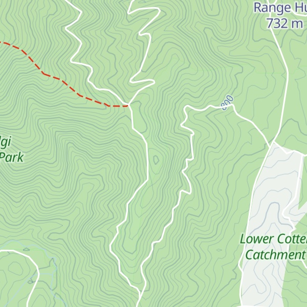 Map of Uriarra Hill