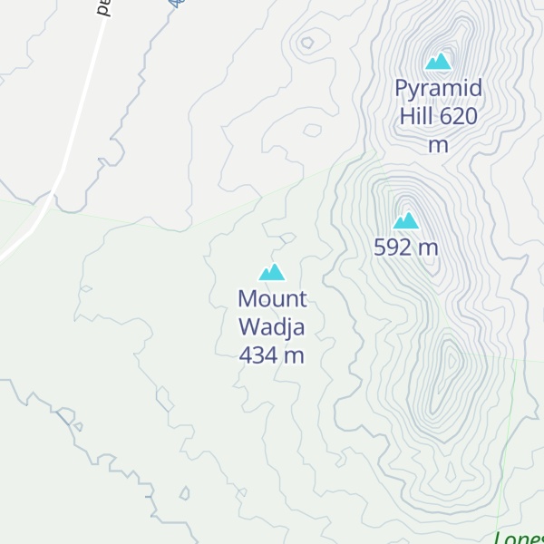 Map of Mount Wadja