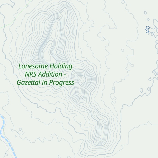 Map of Carnarvon Range