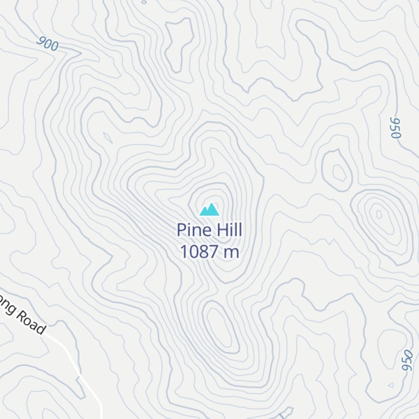Map of Pine Hill