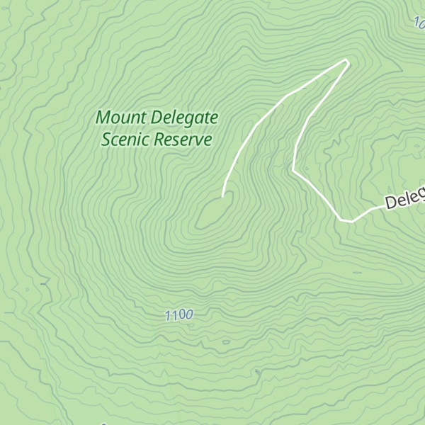 Map of Mount Delegate