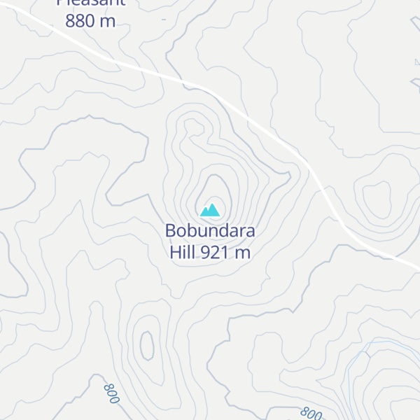 Map of Bobundara Hill