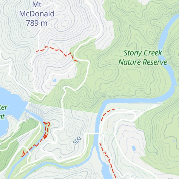 Map of Grasstree Lookout