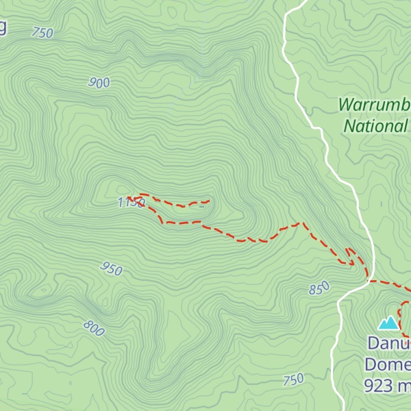 Map of Mount Exmouth