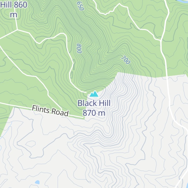 Map of Black Hill