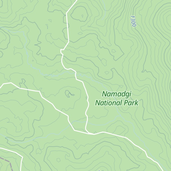 Map of Waterhole Hut