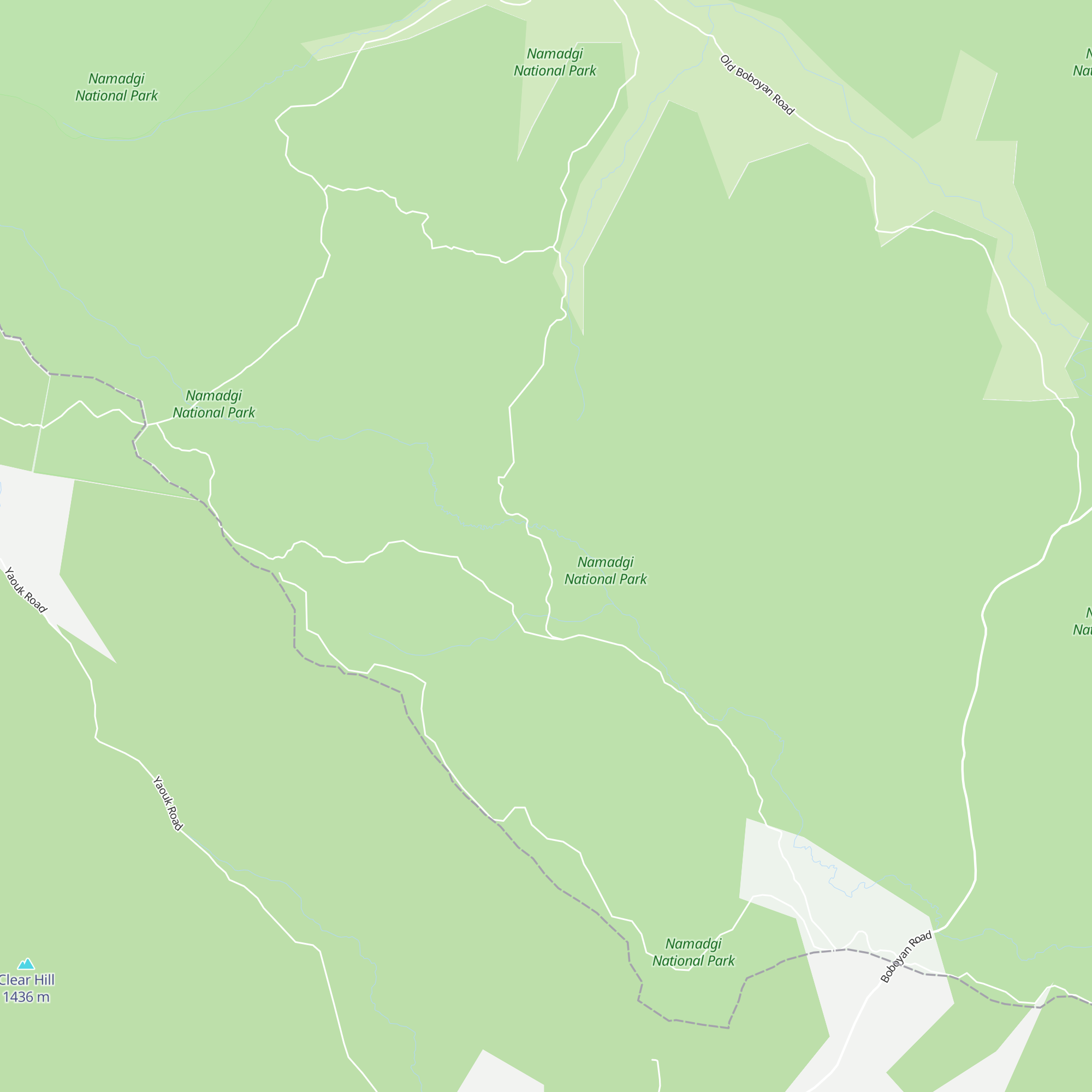 Waterhole Hut map