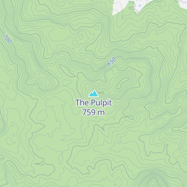 Map of The Pulpit