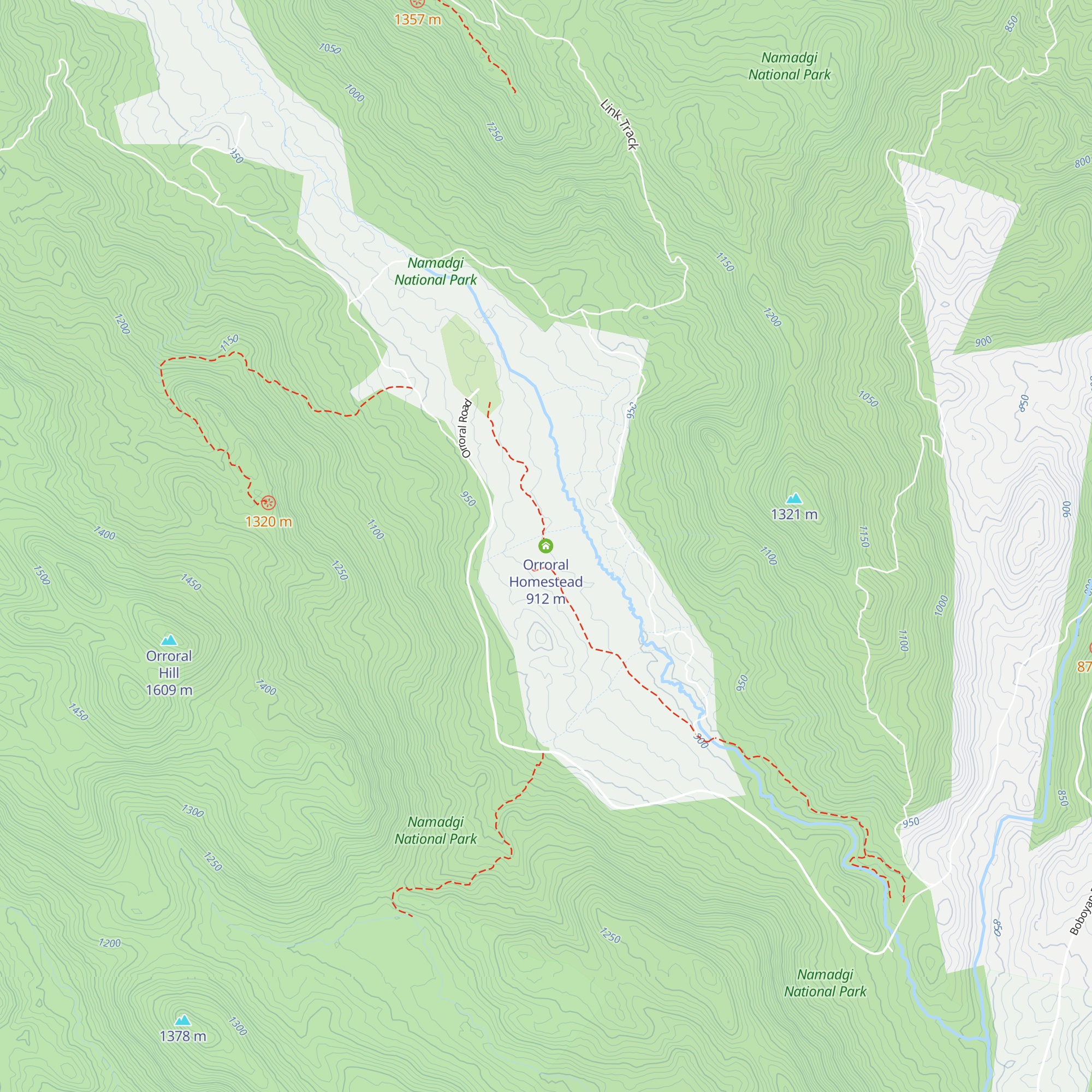 Orroral Homestead map