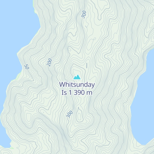 Map of Whitsunday Is 1