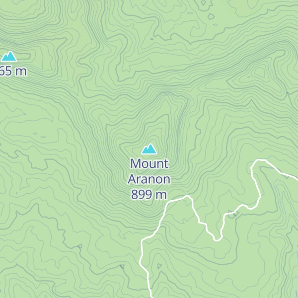 Map of Mount Aranon