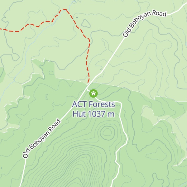 Map of ACT Forests Hut