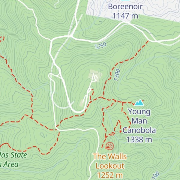 Map of Gaanha-bula–Mount Canobolas