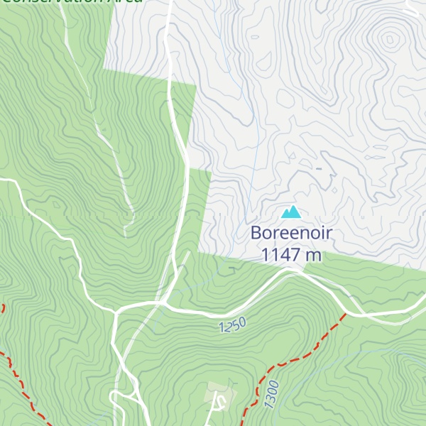 Map of Mount Canobolas