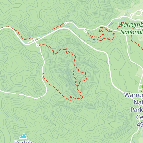 Map of Belougery Split Rock