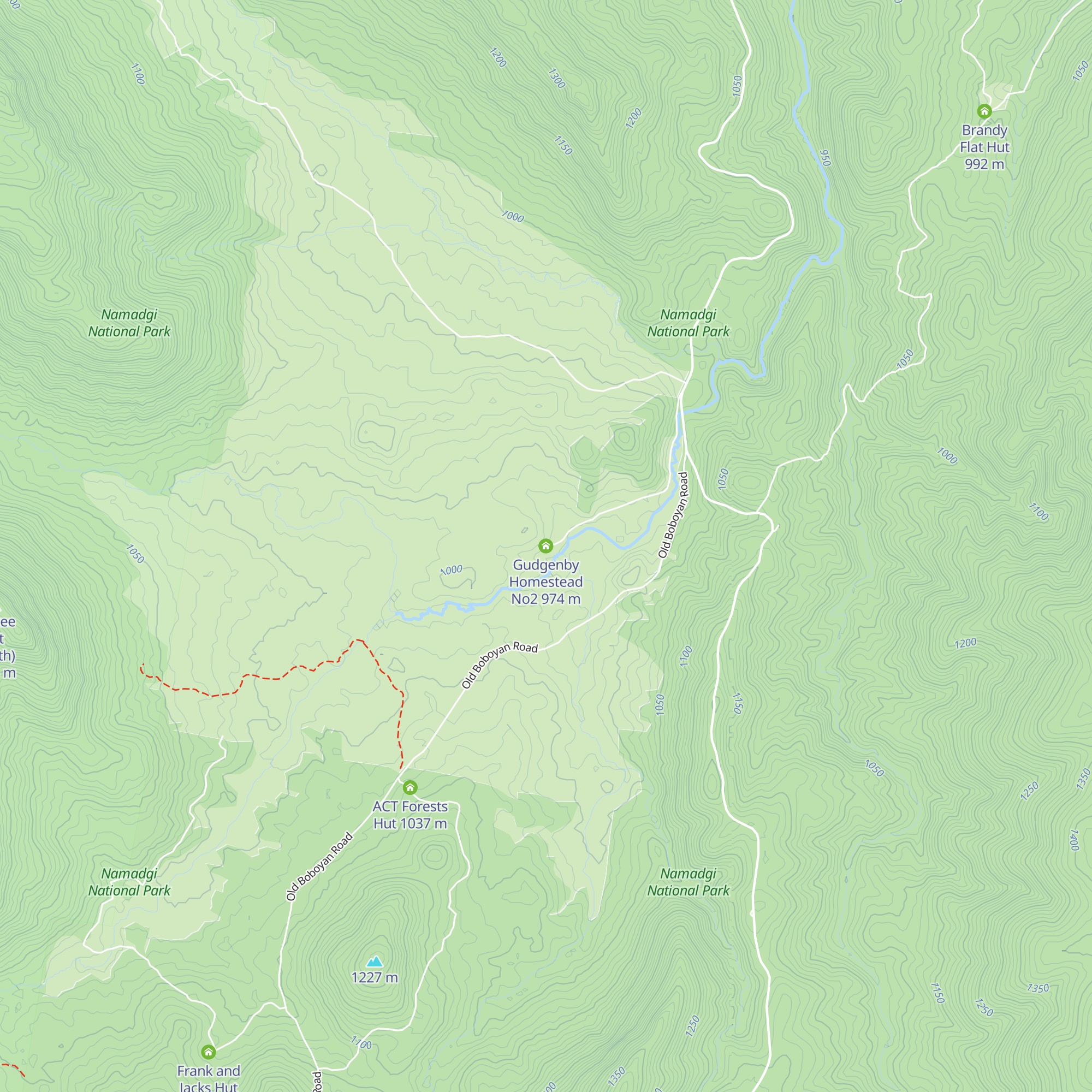 Gudgenby Homestead No2 map