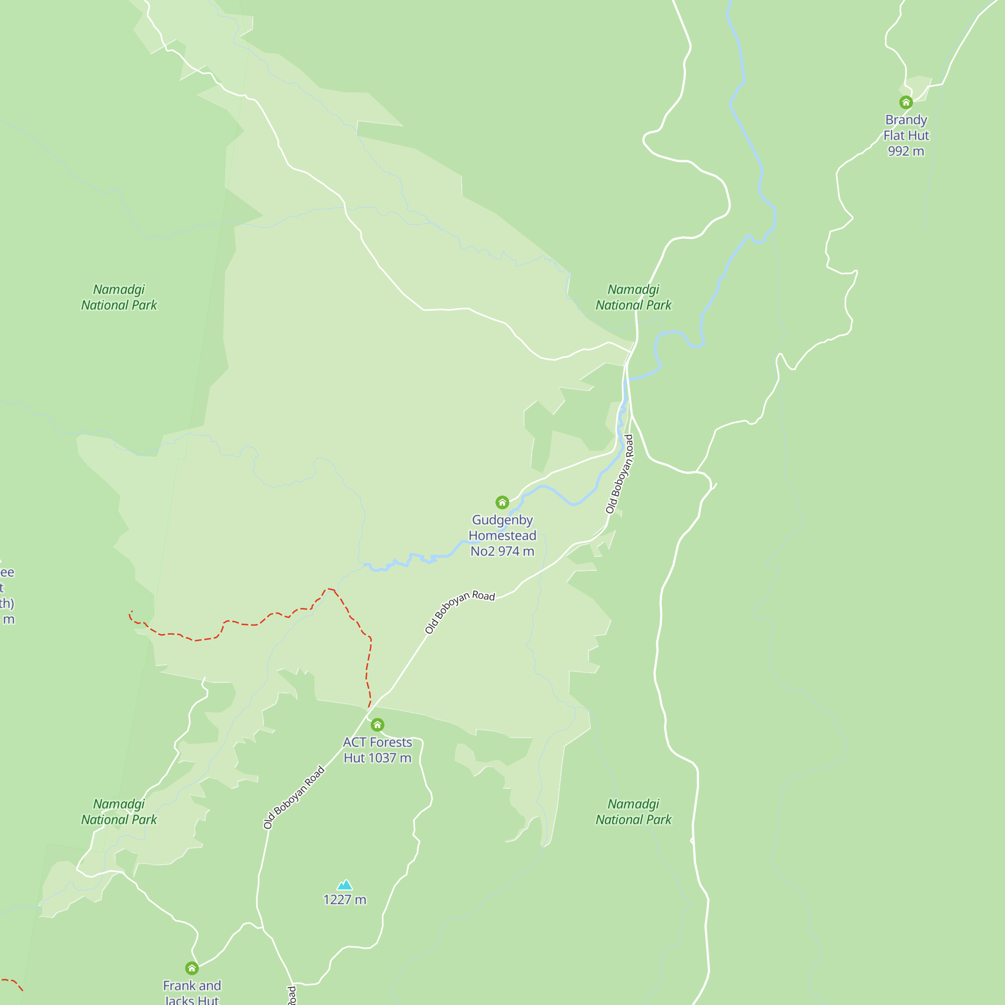 Gudgenby Homestead No2 map