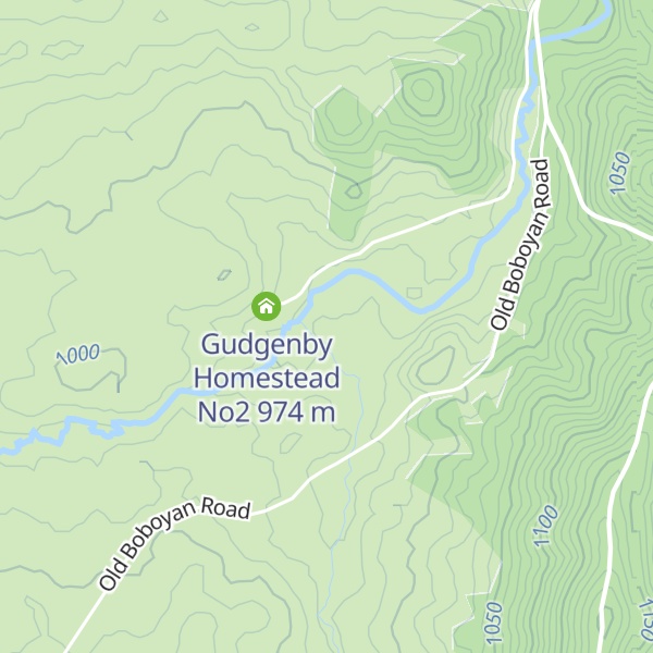Map of Gudgenby Cottage