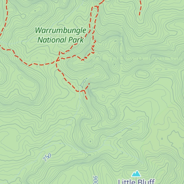 Map of Crater Bluff