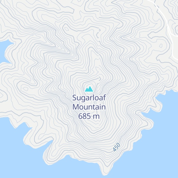 Map of Sugarloaf Mountain