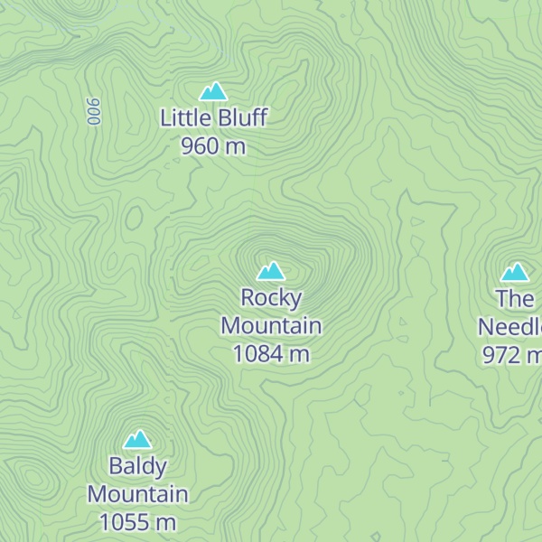 Map of Rocky Mountain