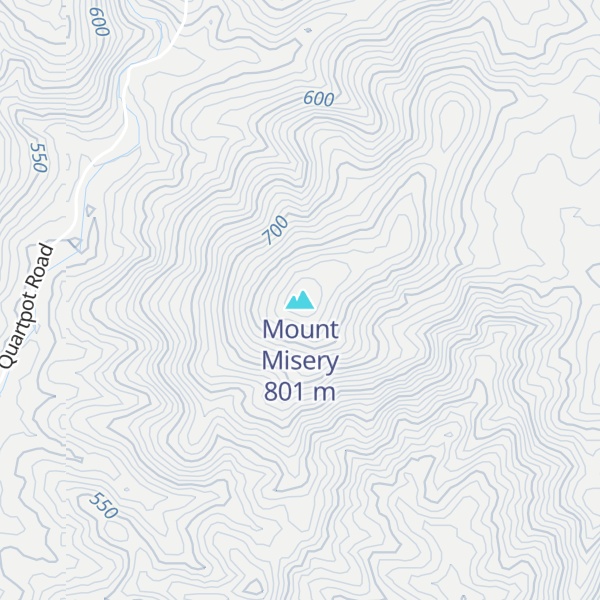 Map of Mount Misery
