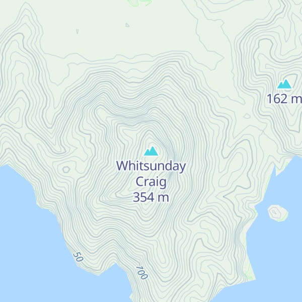 Map of Whitsunday Craig