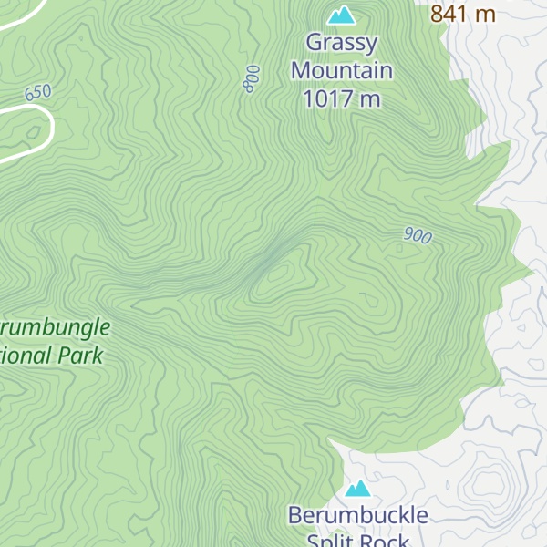 Map of Echo Mountain