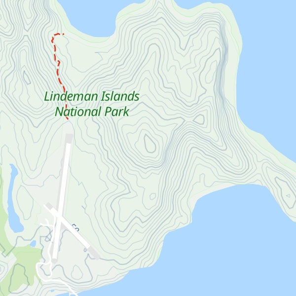 Map of Mount Oldfield