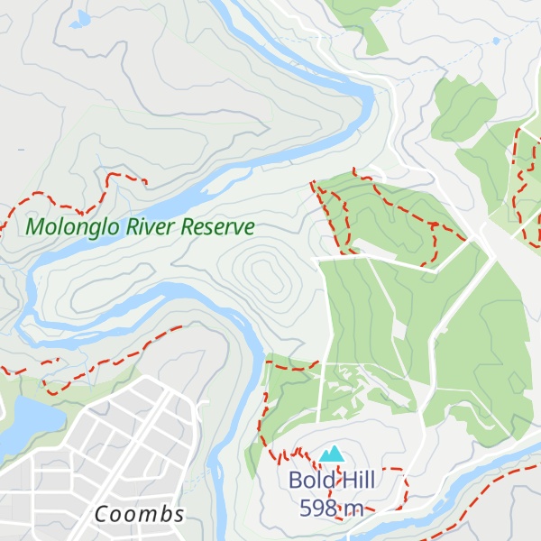 Map of Barrer Hill