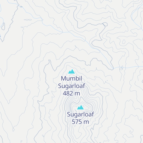 Map of Oaky Hill