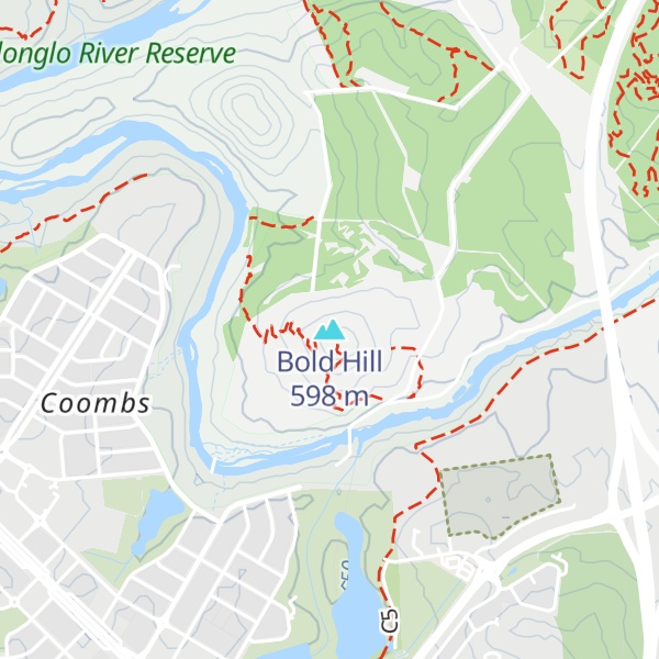 Map of Bold Hill
