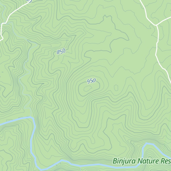 Map of Mount Main