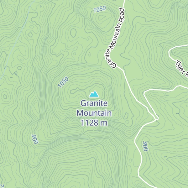 Map of Granite Mountain