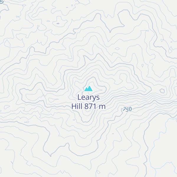 Map of Learys Hill