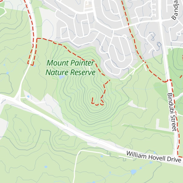 Map of Mount Painter