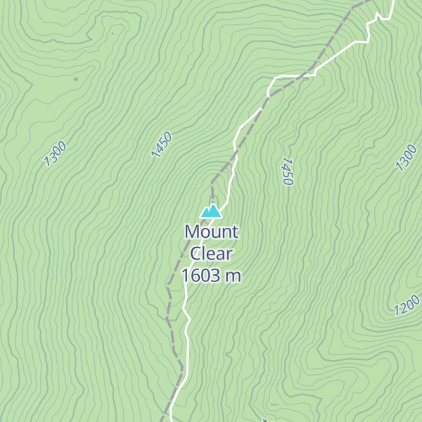 Map of Mount Clear