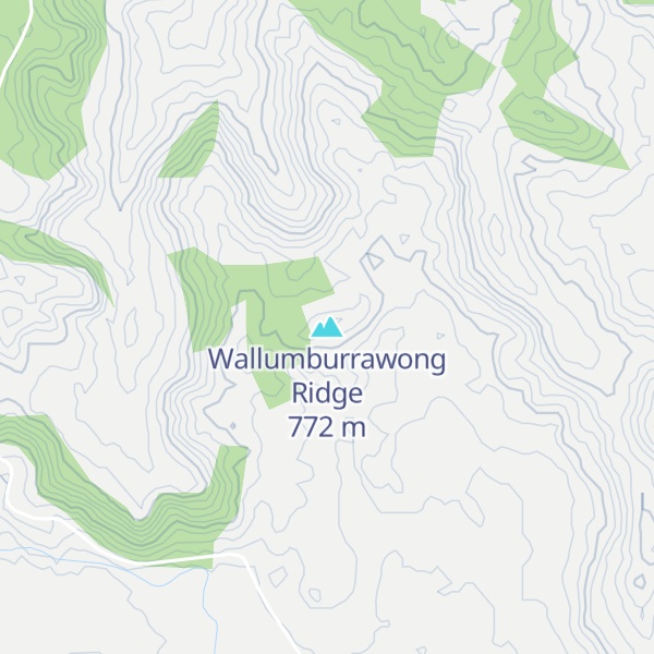 Map of Wallumburrawong Ridge