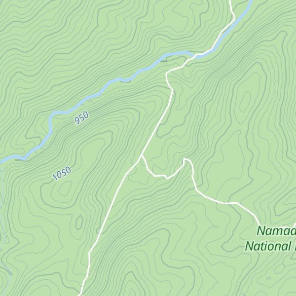 Map of Horse Gully Hut