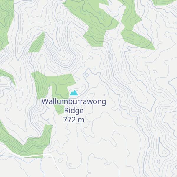 Map of Wallumburrawang Range